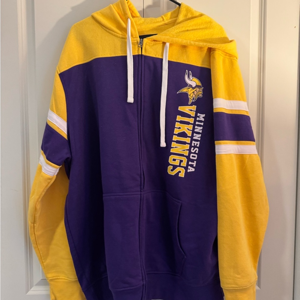 NFL Yellow and Purple Hoodie